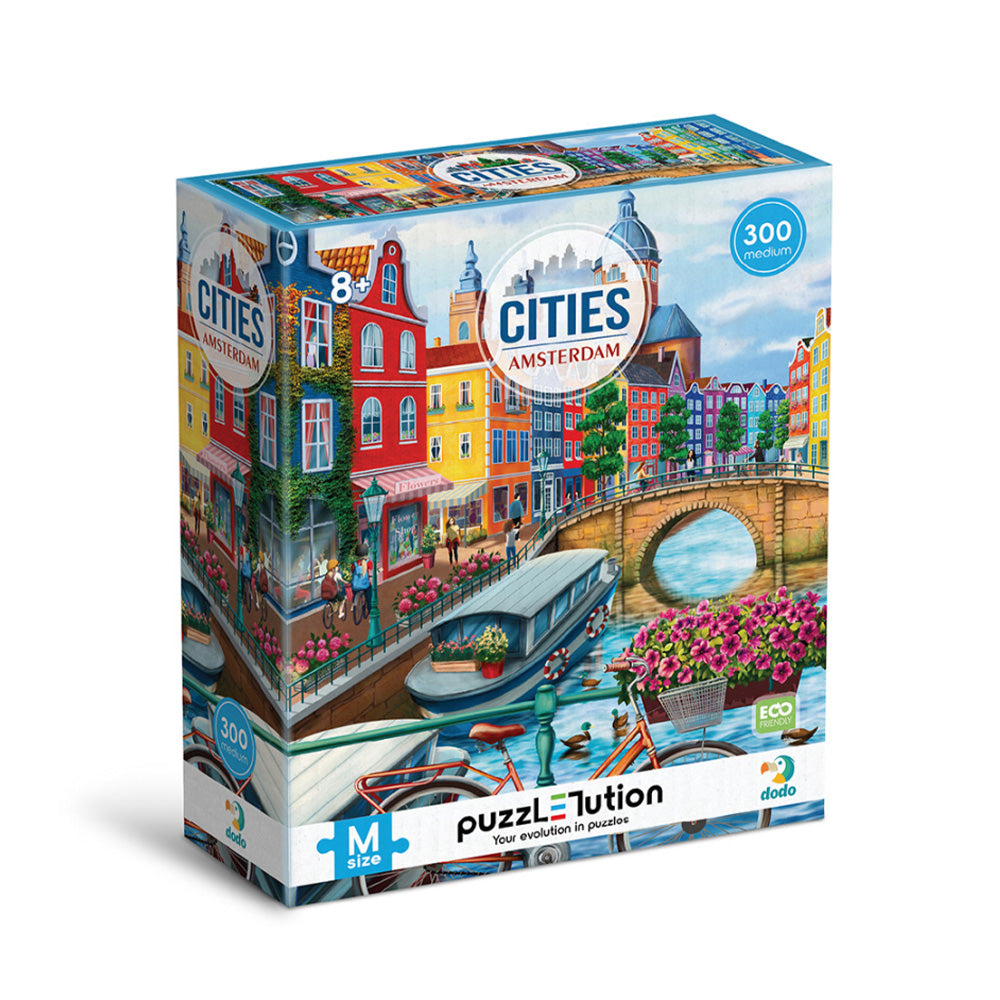 Dodo Puzzle Easy – Cities Amsterdam 300 Τεμ