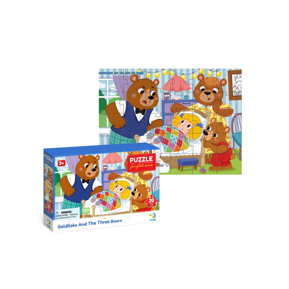 Dodo Puzzle Goldilocks and the Three Bears – Η Χρυσομαλλούσα και οι Τρεις Αρκούδες 30 Τεμ