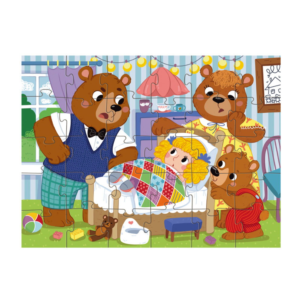 Dodo Puzzle Goldilocks and the Three Bears – Η Χρυσομαλλούσα και οι Τρεις Αρκούδες 30 Τεμ