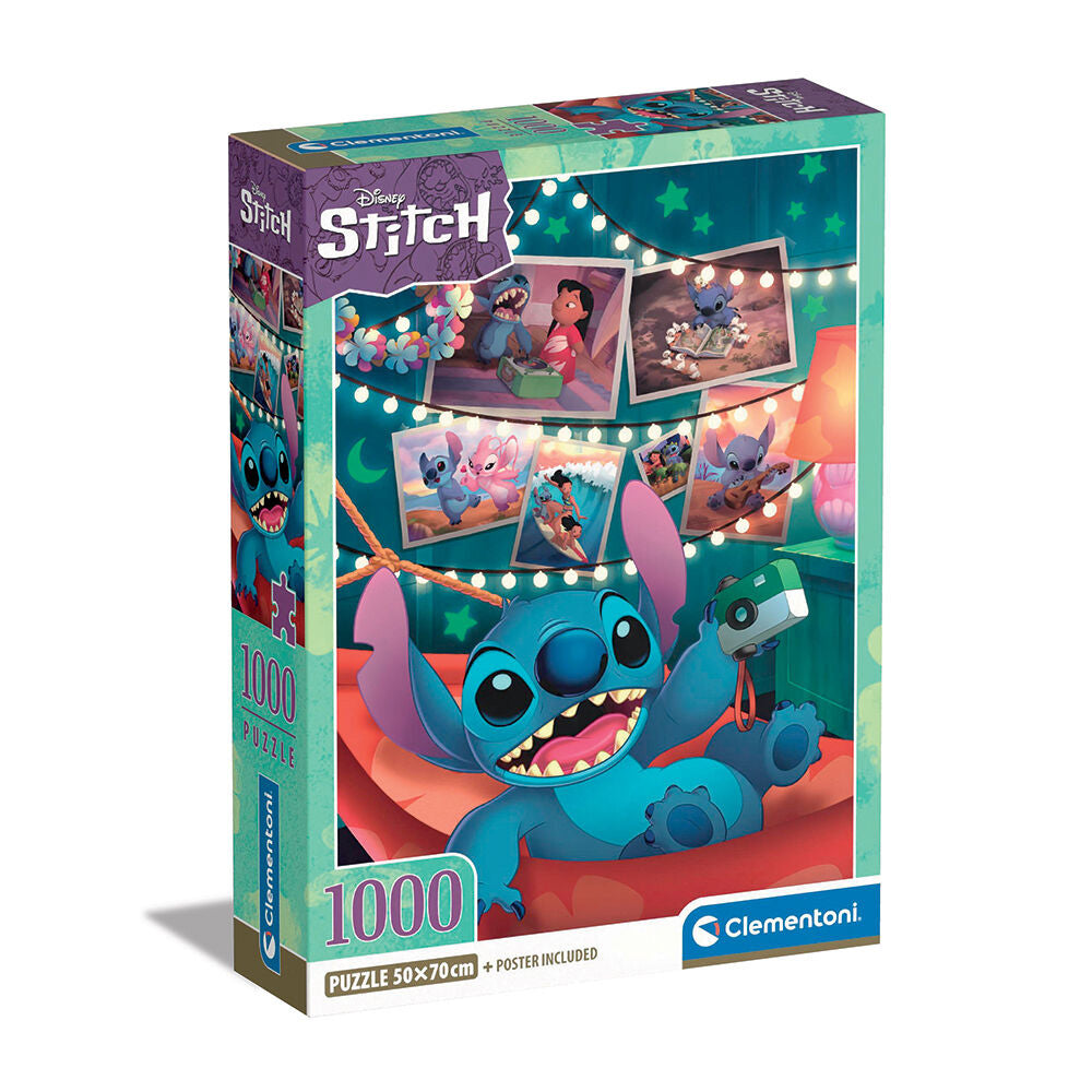 ClementoniClementoni Puzzle High Quality Collection Disney Stitch 1000 τμχ - Compact Boxpapell.gr