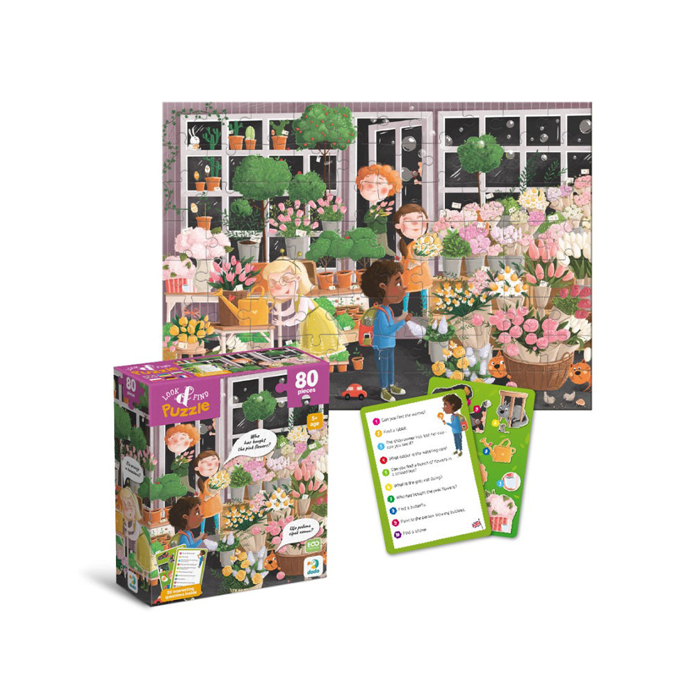 Dodo Puzzle Look & Find – Ανθισμένη Άνοιξη 80 Τεμ.