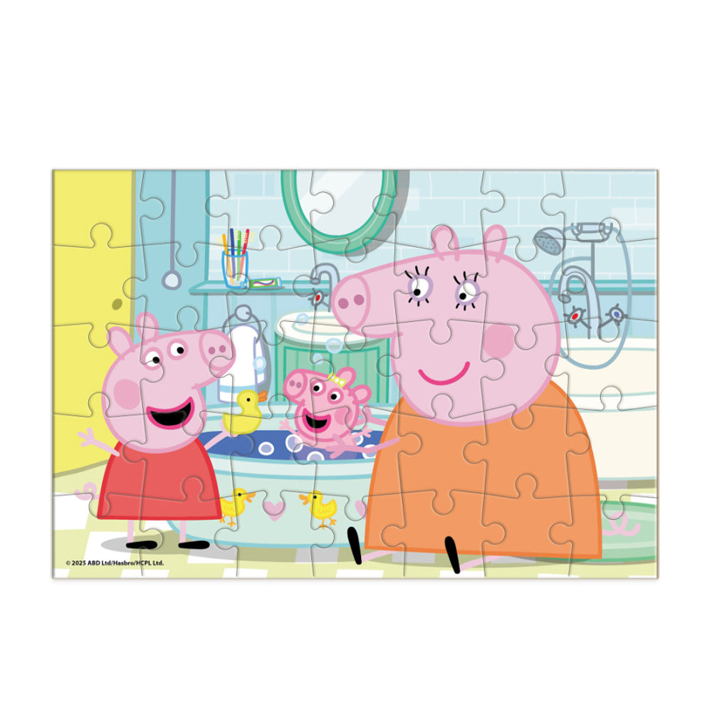 Dodo Puzzle Mini Peppa Pig Ducks in the Bathroom – Παπιές στο Μπάνιο 35 Τμχ