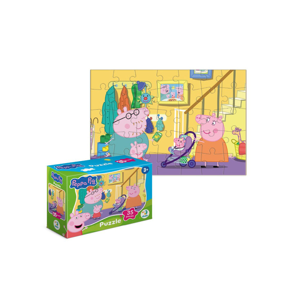 Dodo Puzzle Mini Peppa Pig For a Walk – Για Βόλτα 35 Τμχ