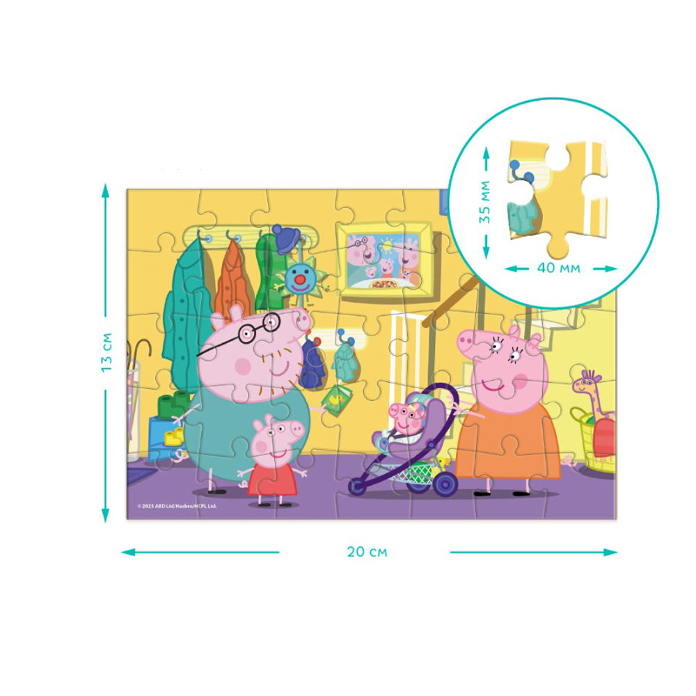 Dodo Puzzle Mini Peppa Pig For a Walk – Για Βόλτα 35 Τμχ