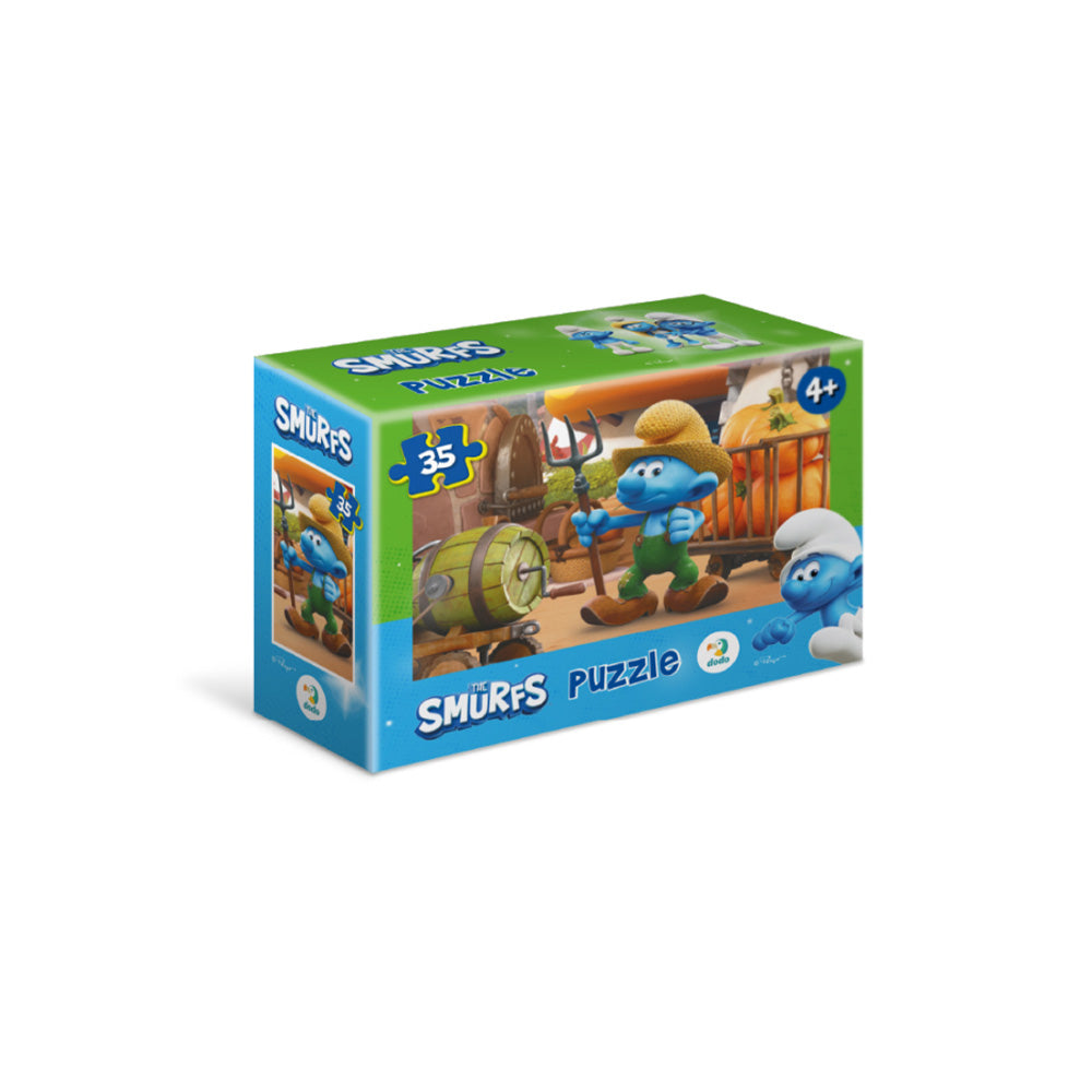 Dodo Puzzle Mini The Smurfs A Farmer with Pumpkins – Ο Αγρότης με τις Κολοκύθες 35 Τμχ