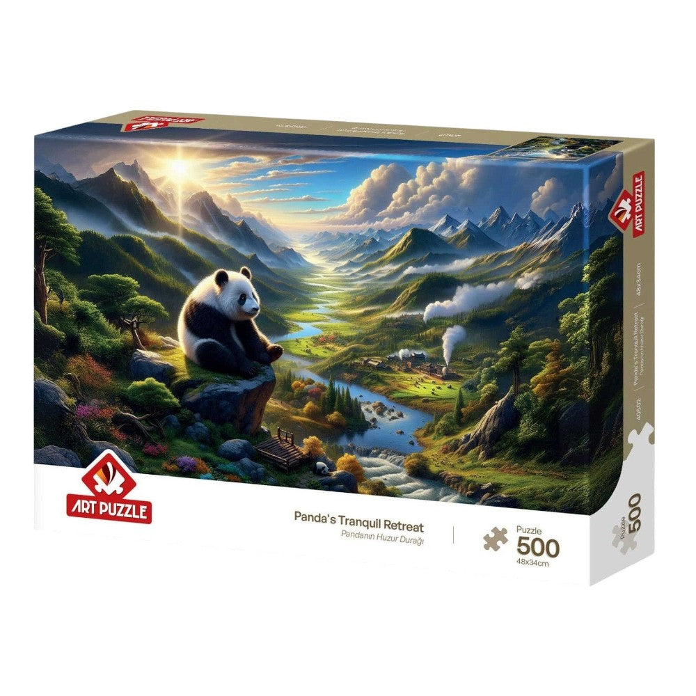 Puzzle Panda's Tranquil Retreat 34x48 εκ 500 Τμχ