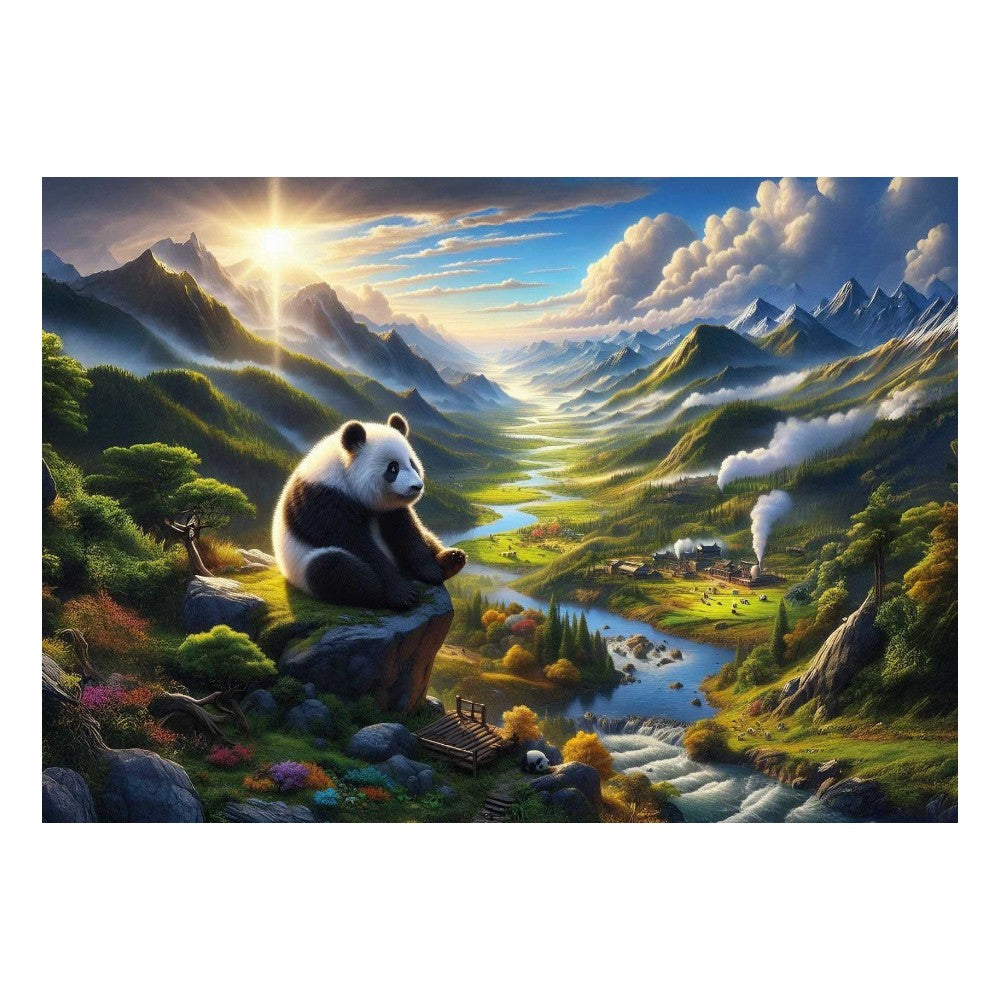 Puzzle Panda's Tranquil Retreat 34x48 εκ 500 Τμχ