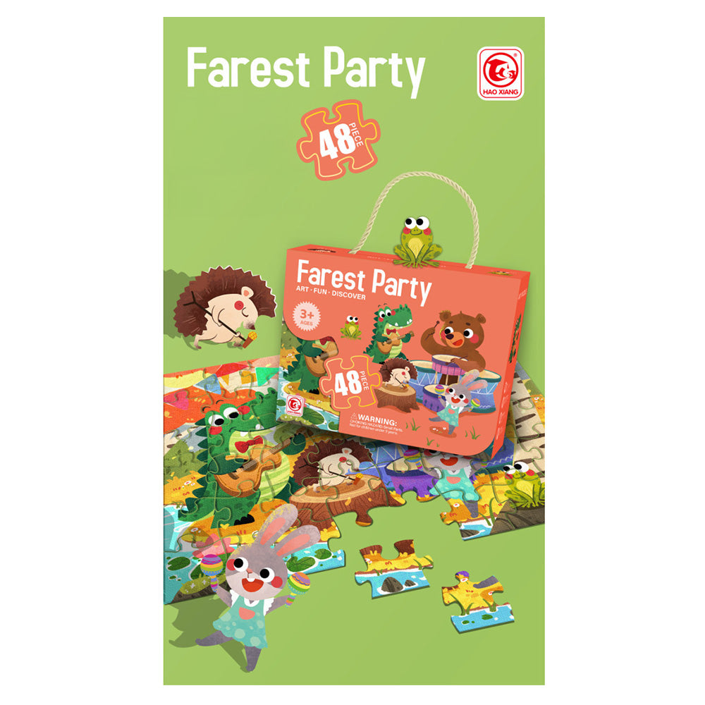 Puzzle Party Του Δάσους 48τμχ