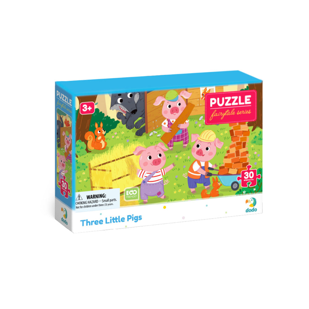 Dodo Puzzle Three Little Pigs – Τα Τρία Γουρουνάκια 30 Τεμ