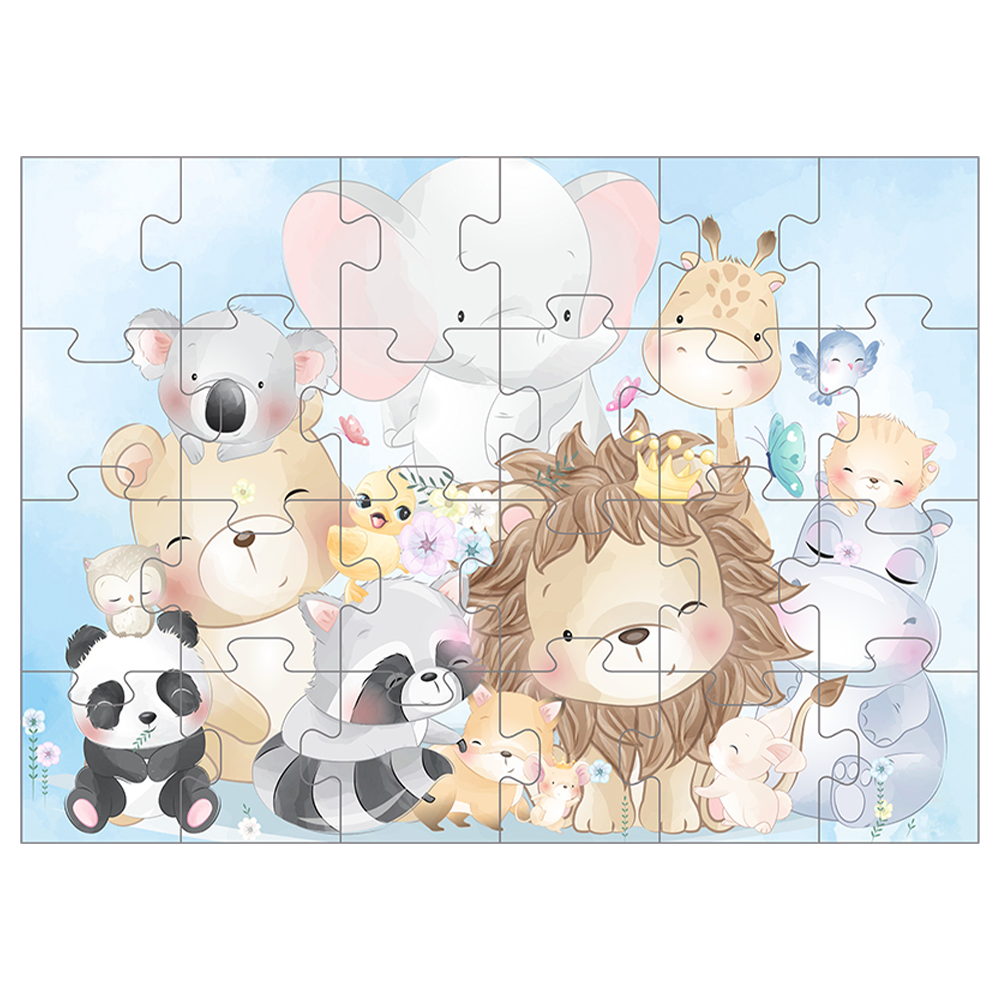 50/50 Games50/50 Games Puzzle  Ζωάκια Φιλίας Βαλιτσάκι 24 Τεμάχιαpapell.gr