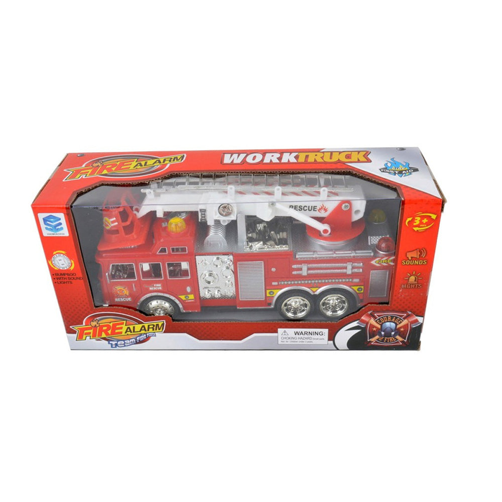 Πυροσβεστικό Όχημα Μπαταρίας Με Φώτα Ήχο Και Κίνηση