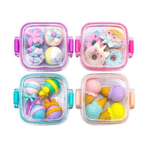 Fancy Eraser Set: Delicious Desserts 4 Σχεδια