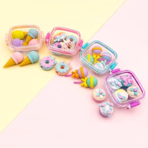 Fancy Eraser Set: Delicious Desserts 4 Σχεδια