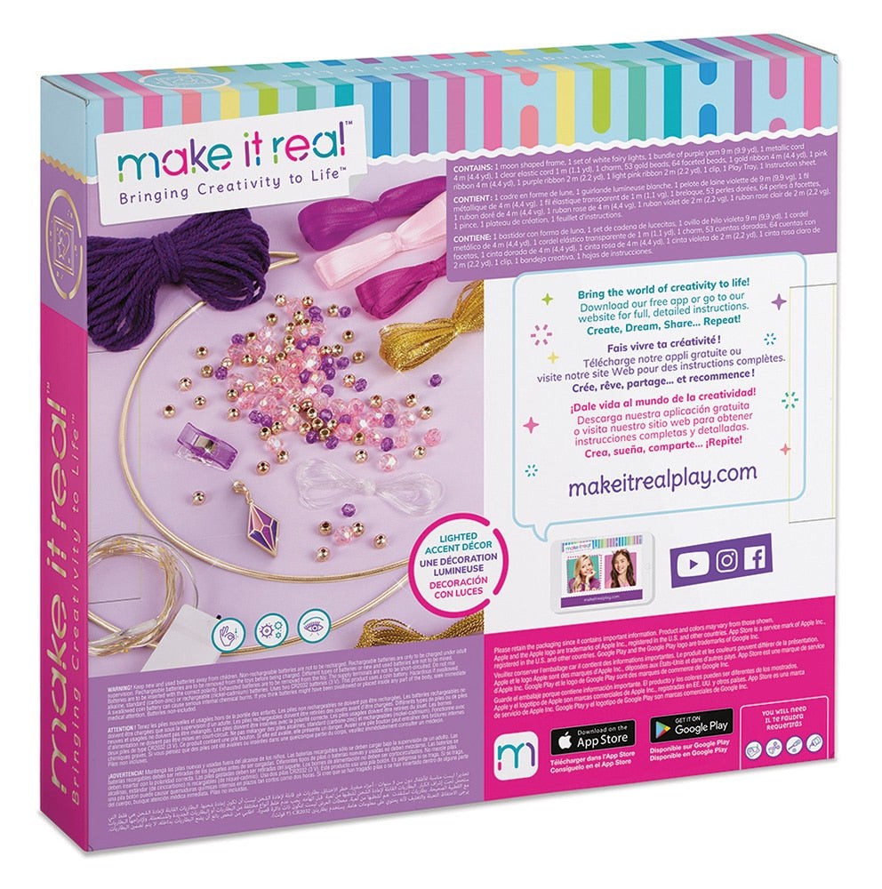 Make It Real Lunar Dream Catcher With Lights