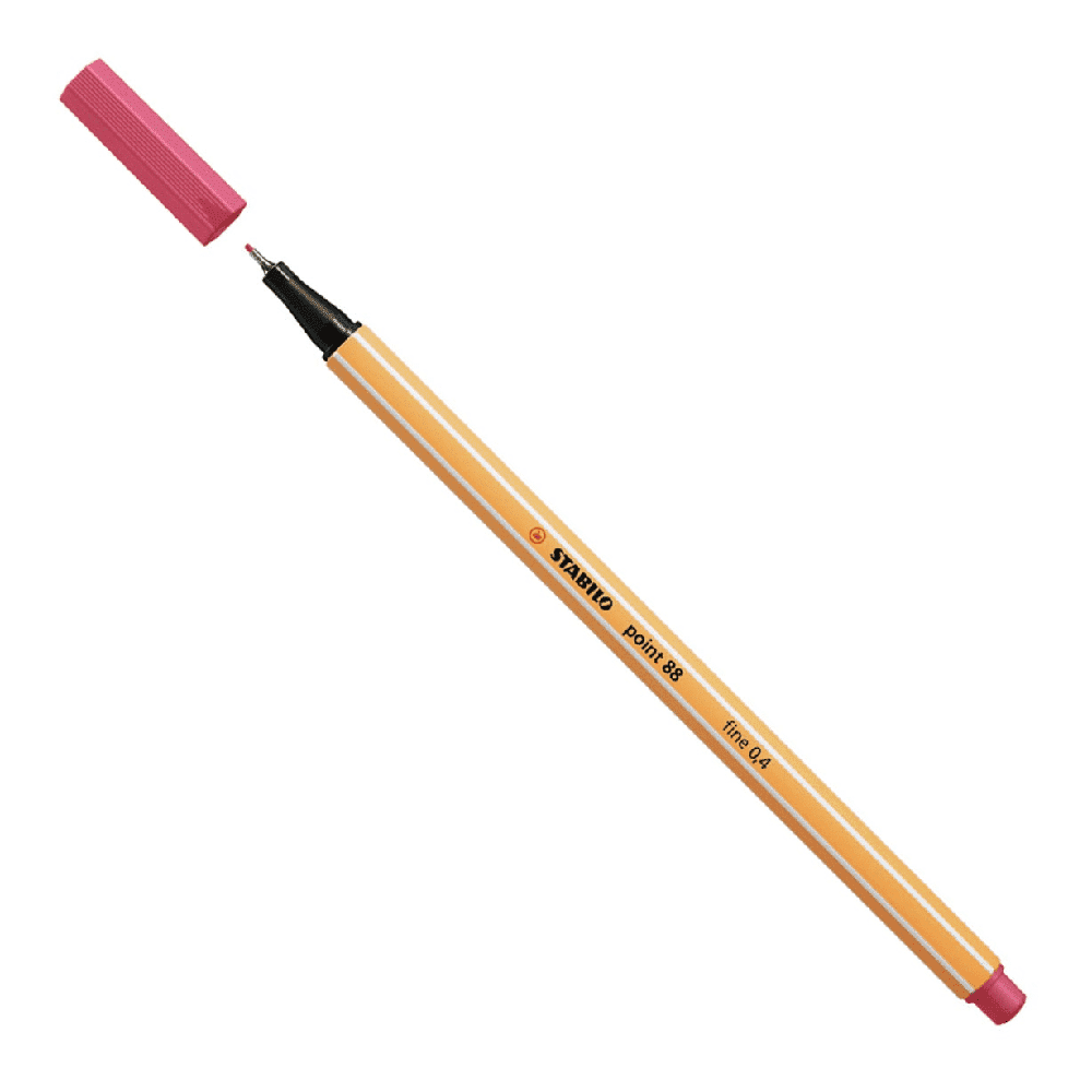 Stabilo Μαρκαδοροι Point 88/49 Strawberry Red