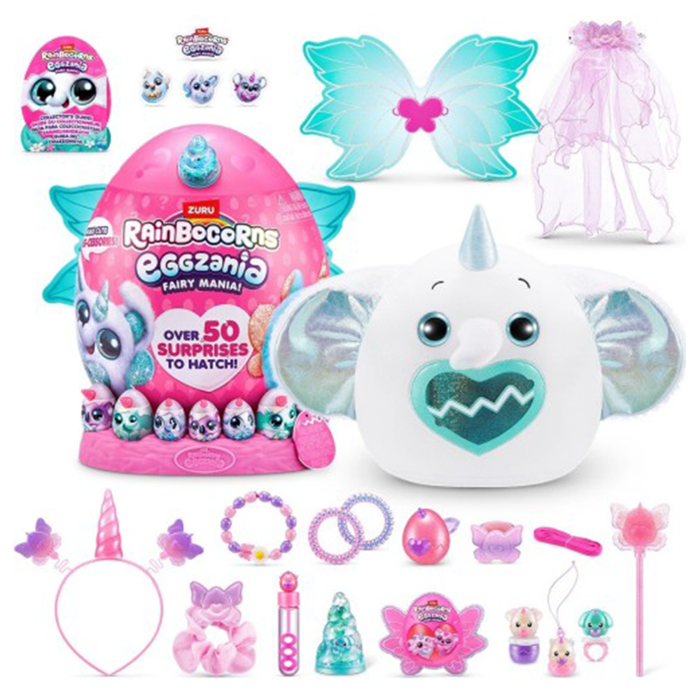 ZuruZuru Αυγό Rainbocorns  Eggzania Fairy Mania Large Series 1 - 3 Σχέδια - 1 Τμχpapell.gr