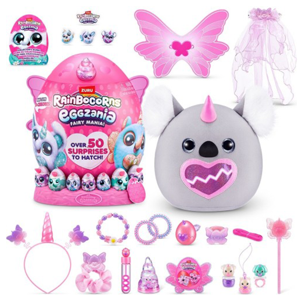 ZuruZuru Αυγό Rainbocorns  Eggzania Fairy Mania Large Series 1 - 3 Σχέδια - 1 Τμχpapell.gr