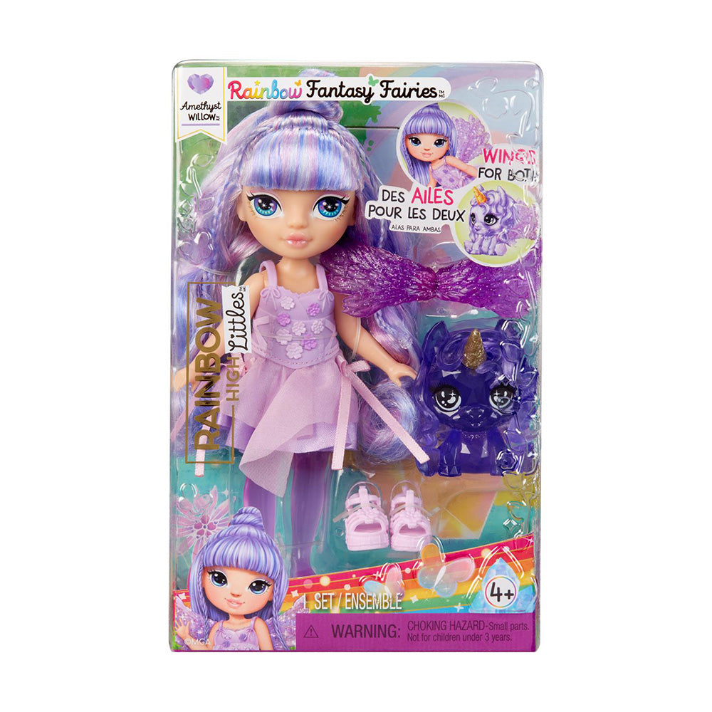 MGA Rainbow High Rainbow Fantasy Fairies - Amethyst Willow Doll
