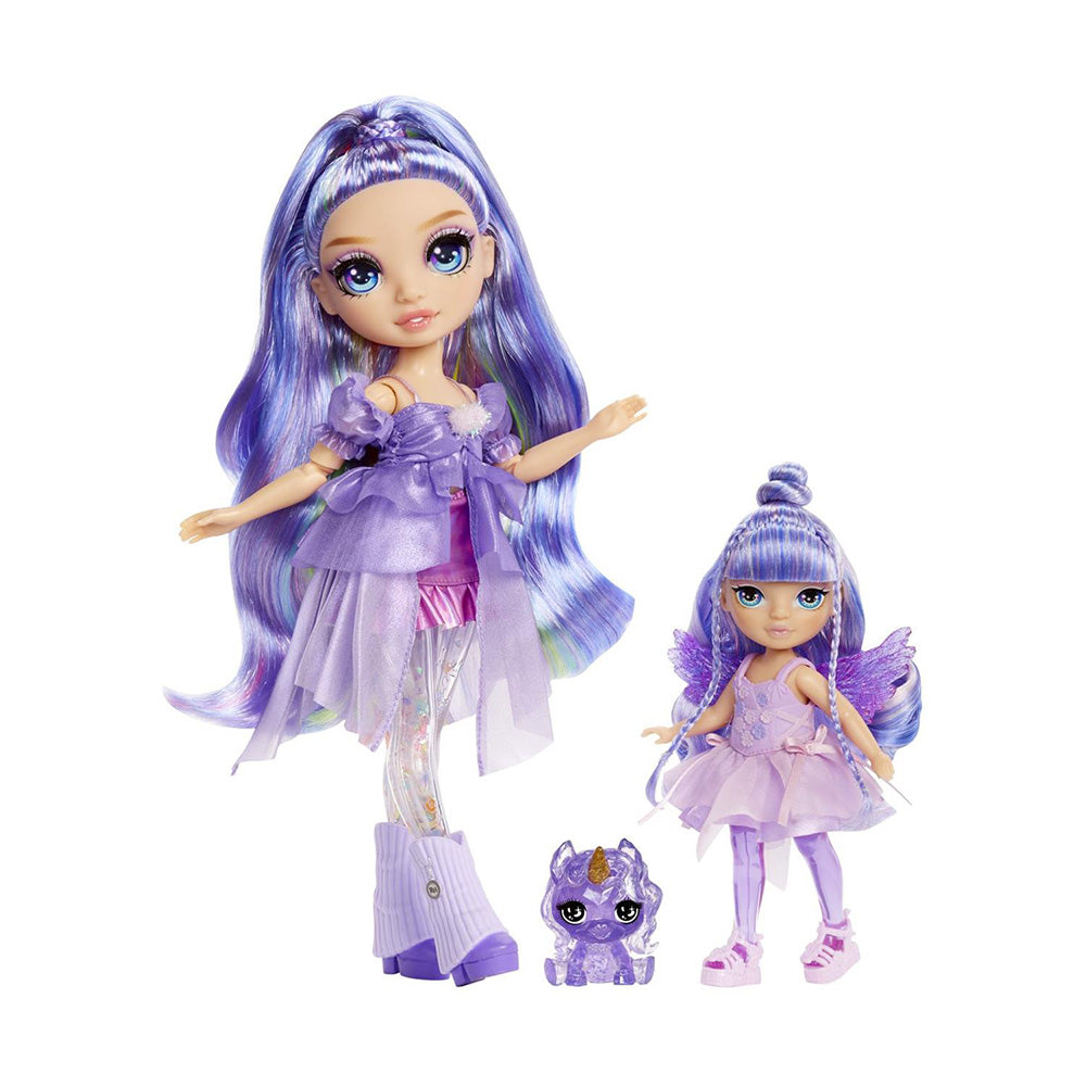 MGA Rainbow High Rainbow Fantasy Fairies - Amethyst Willow Doll