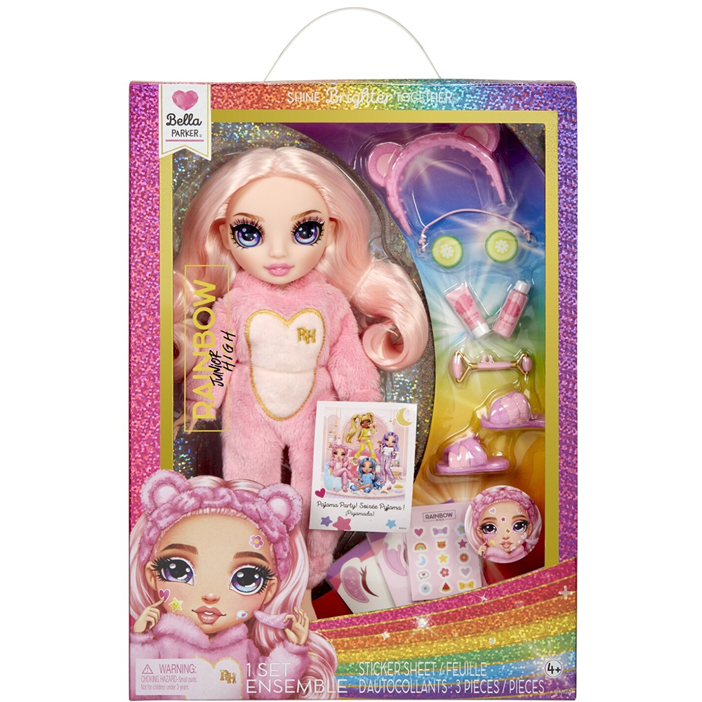 MgaMGA Rainbow High: Junior High Pajama Party Κούκλα -Bella Pink Parkerpapell.gr