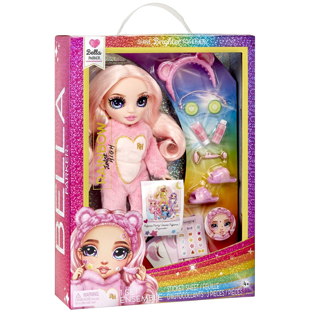 MgaMGA Rainbow High: Junior High Pajama Party Κούκλα -Bella Pink Parkerpapell.gr