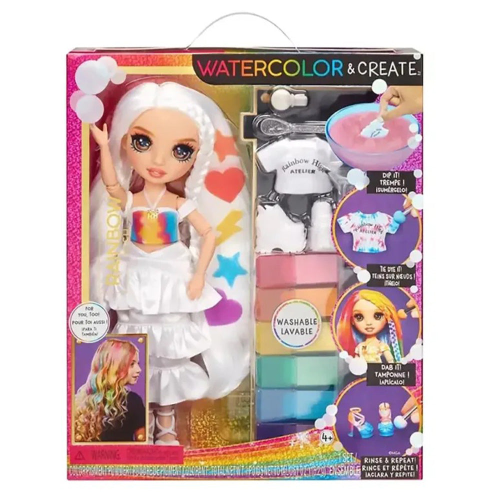 MgaMga Rainbow High Κούκλα Σετ Ζωγραφίζω Tie Dye Καφέ Μάτιαpapell.gr