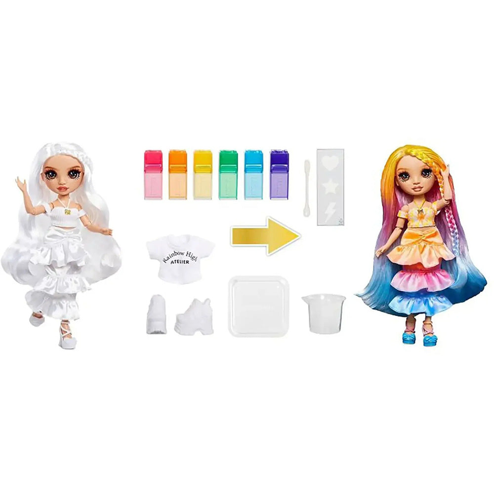 MgaMga Rainbow High Κούκλα Σετ Ζωγραφίζω Tie Dye Καφέ Μάτιαpapell.gr