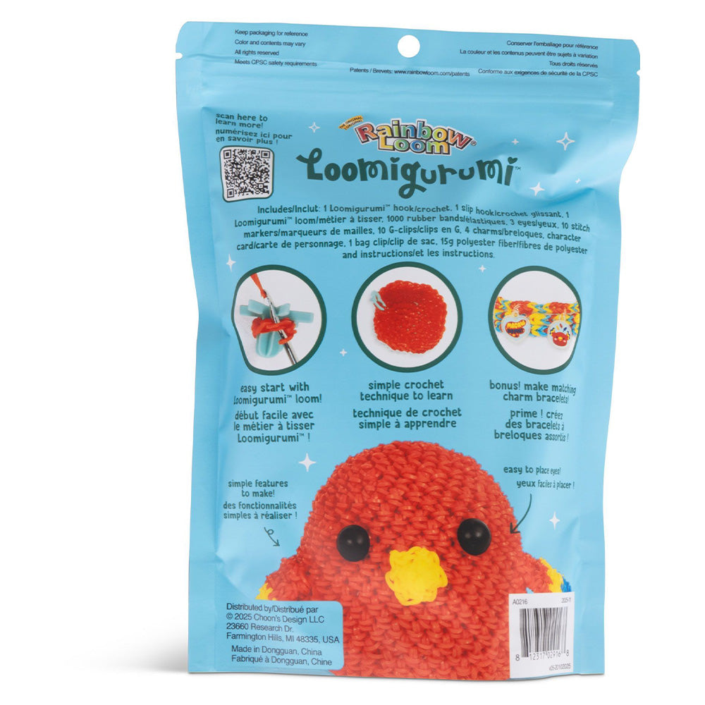 Rainbow Loom Loomigurumi Σετ Παπαγάλος