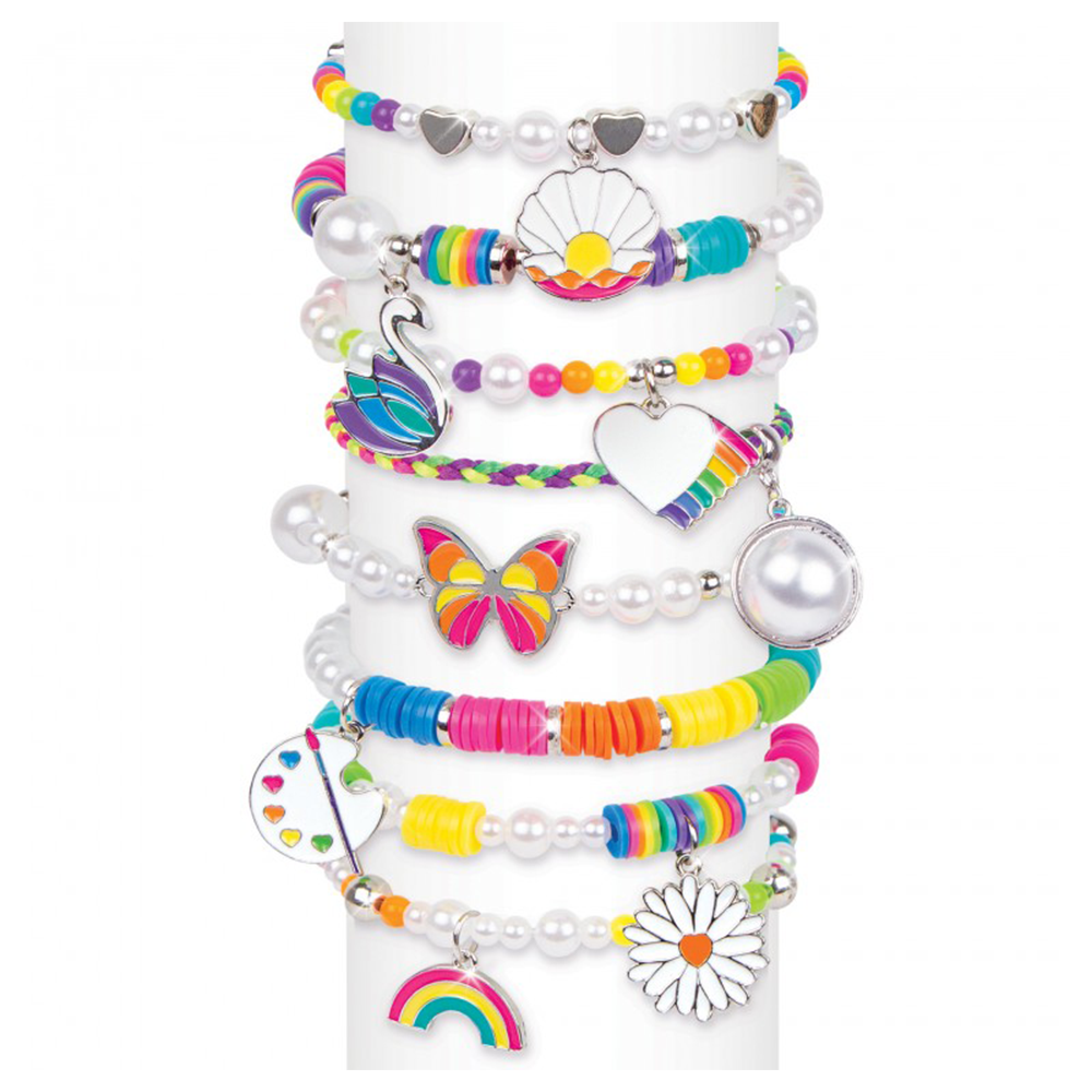 Make It Real Rainbows And Pearls DIY Jewelry Kit