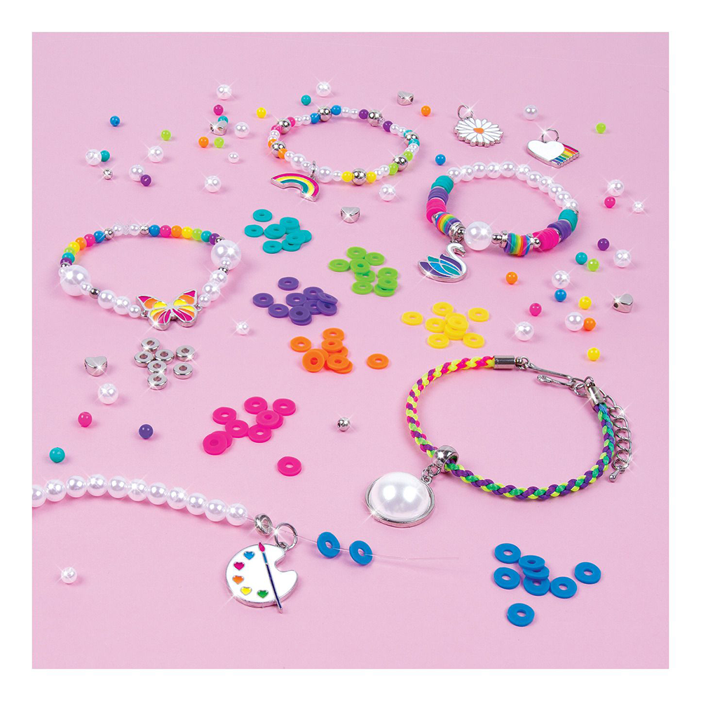 Make It Real Rainbows And Pearls DIY Jewelry Kit