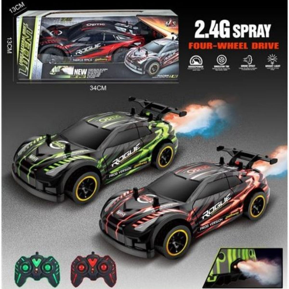 TrademarktΤηλεκατευθυνόμενο Όχημα Αγωνιστικό 27cm Με Καπνό & Φως 2.4GHz 2 Χρώματαpapell.gr