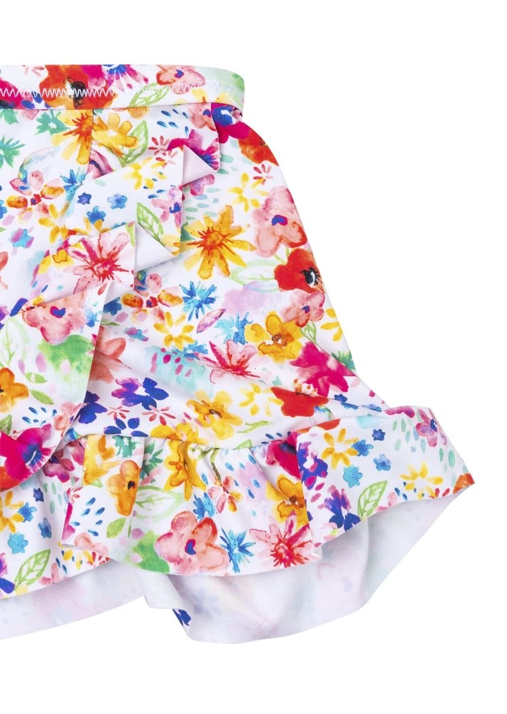 Losan Floral Βικινι Με Φουστα