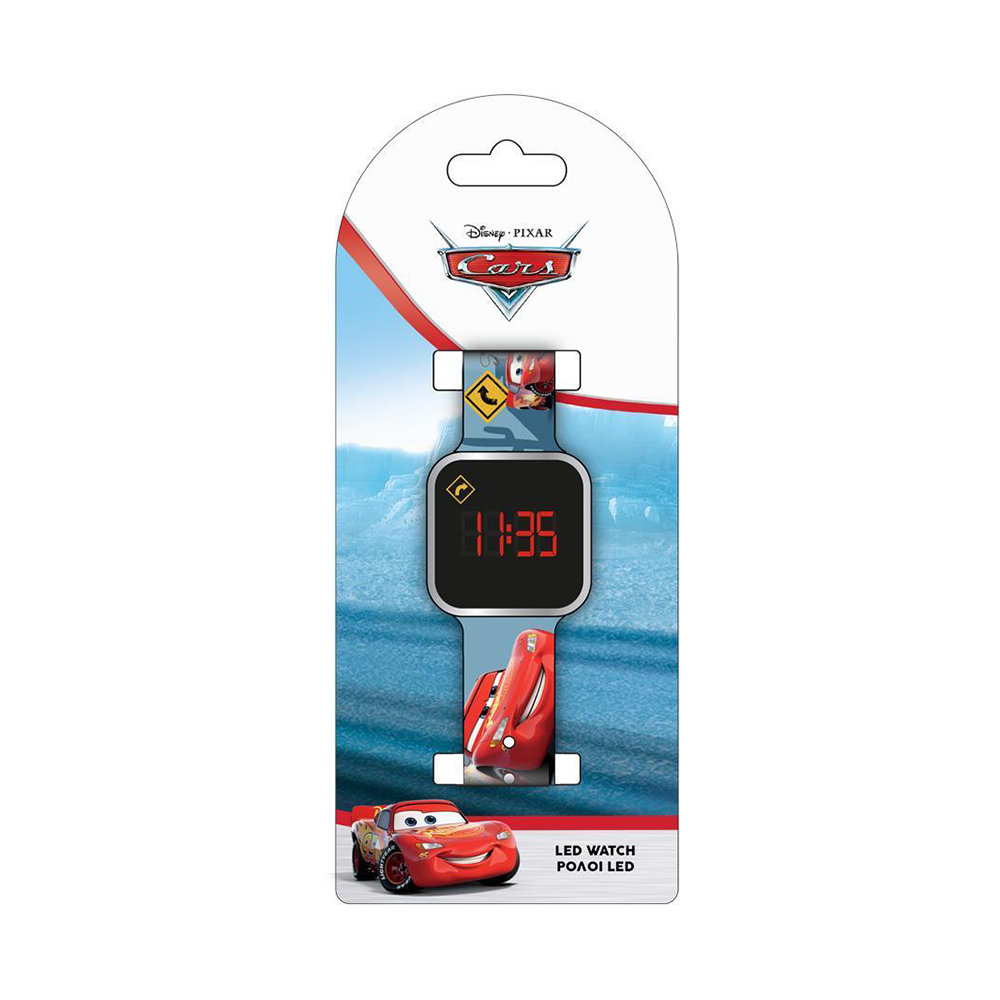 Ρολόι LED Disney Cars Παιδικό Ψηφιακό