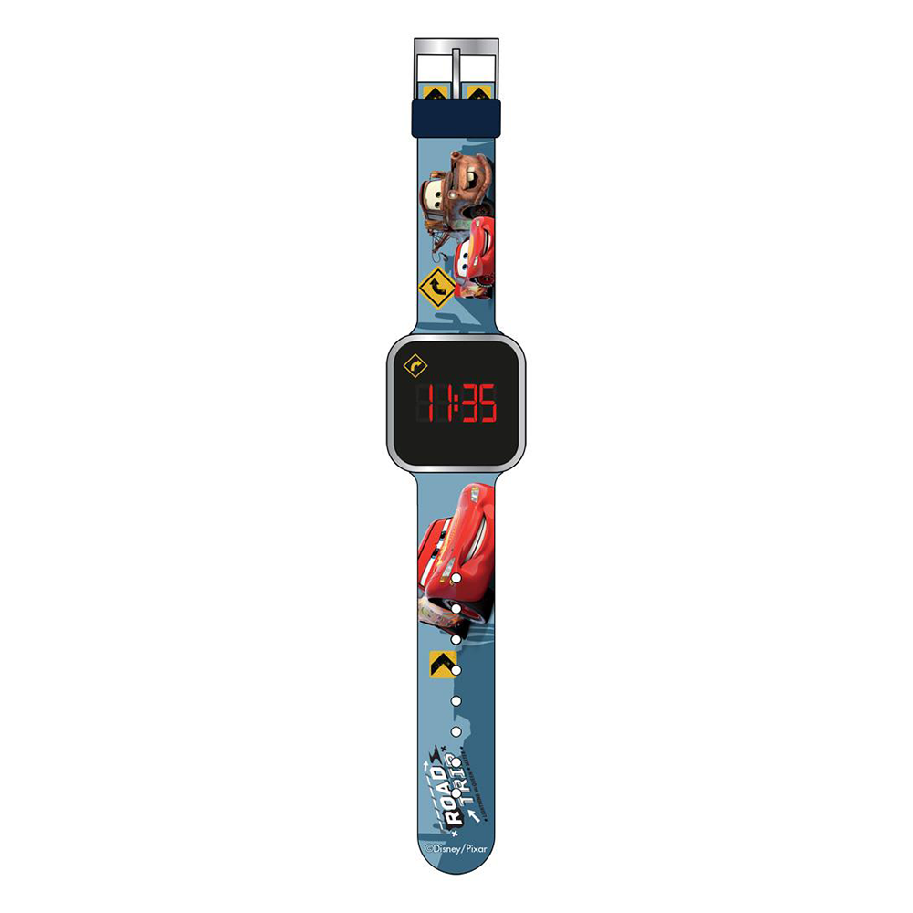 Ρολόι LED Disney Cars Παιδικό Ψηφιακό