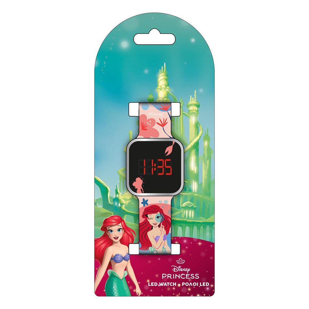 Ρολόι LED Disney Princess Ariel Παιδικό Ψηφιακό
