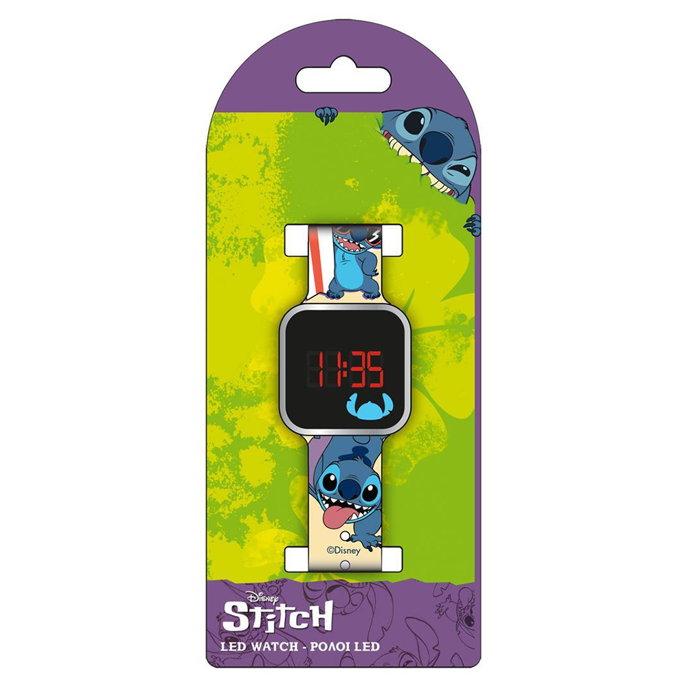 Ρολόι LED Disney Stitch Παιδικό Ψηφιακό