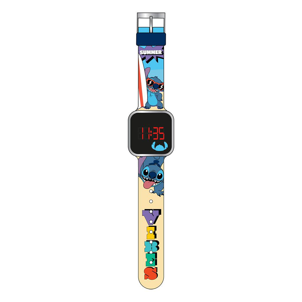 Ρολόι LED Disney Stitch Παιδικό Ψηφιακό