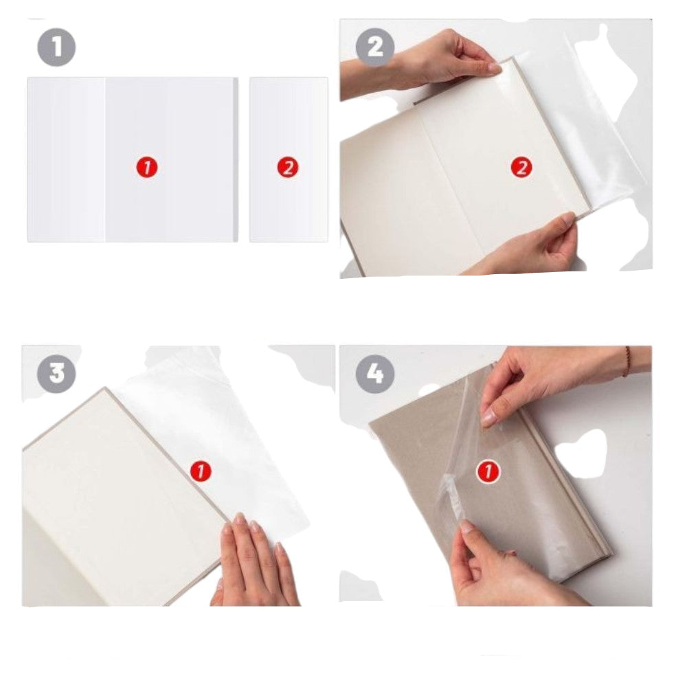 Ρυθμιζόμενο Ντύμα Βιβλίων 288x520mm 120 mic 10τμχ)