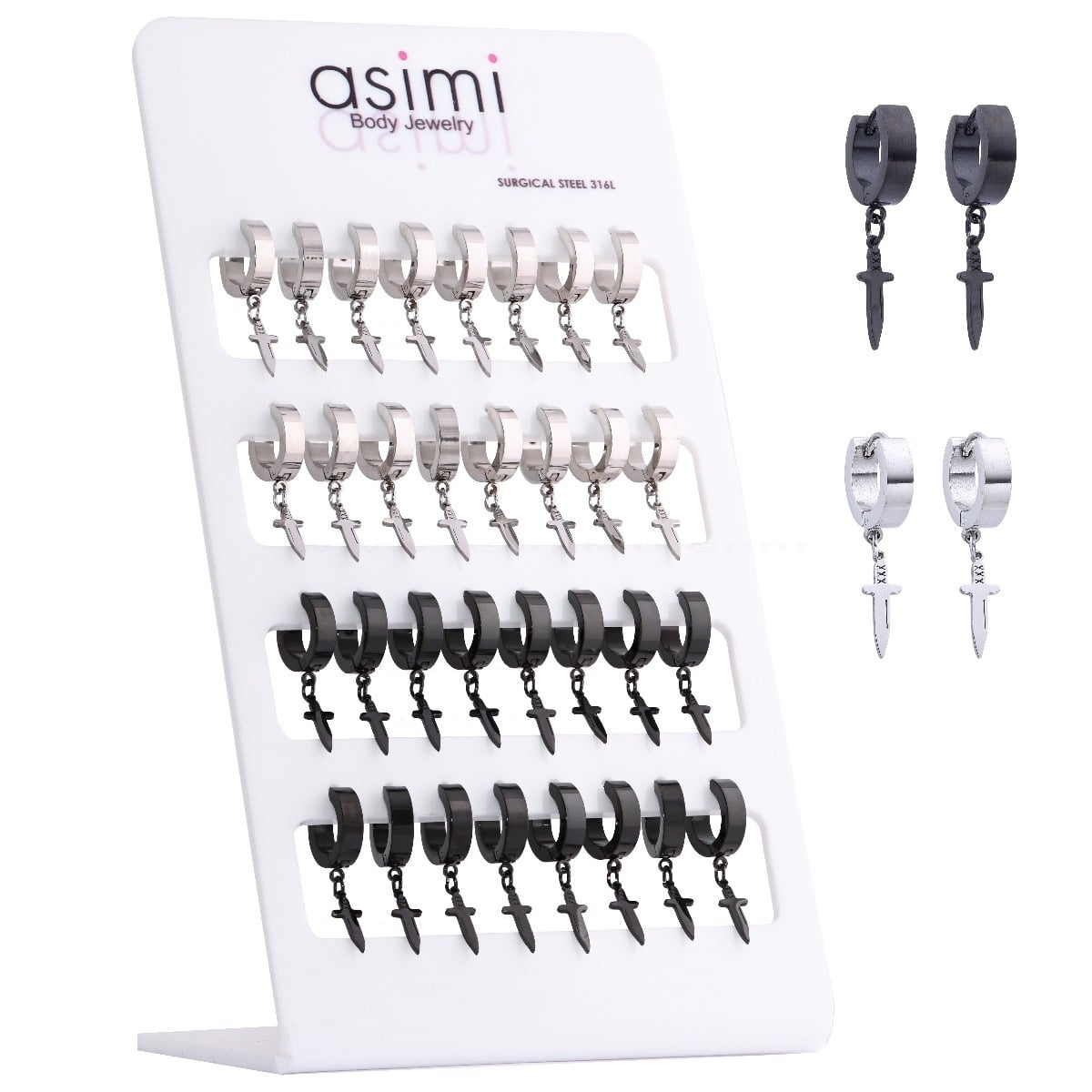 Κρικος Σπαθi Surgical Steel 316L 4X9Mm