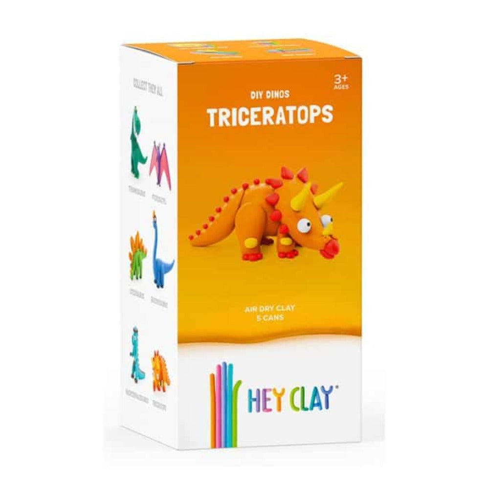 Hey Clay Claymates Triceratops