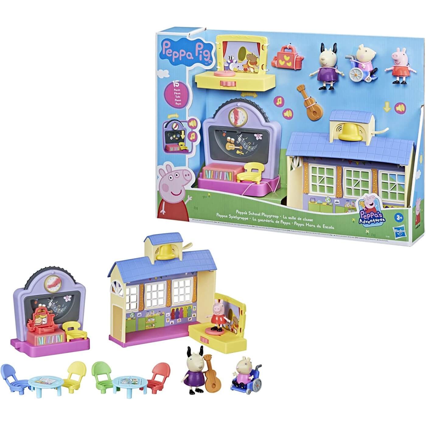 Hasbro Peppa Pig Peppas Adventures Peppas School Playgroup Preschool Toy, Με Ομιλια Και Ηχους
