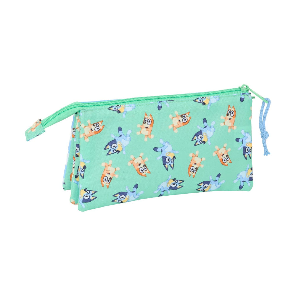Safta Σχολική Κασετίνα Τριπλή Bluey Sisters 3 Θήκες 22x3x12 εκ