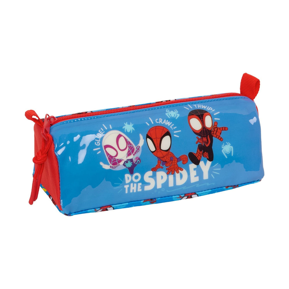 Safta Σχολική Κασετίνα Βαρελάκι Spidey 21x7x8 εκ