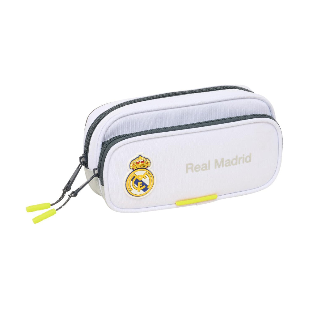 Safta Σχολική Κασετίνα Real Madrid 25/26 2 Θήκες 21×6×10.5 εκ