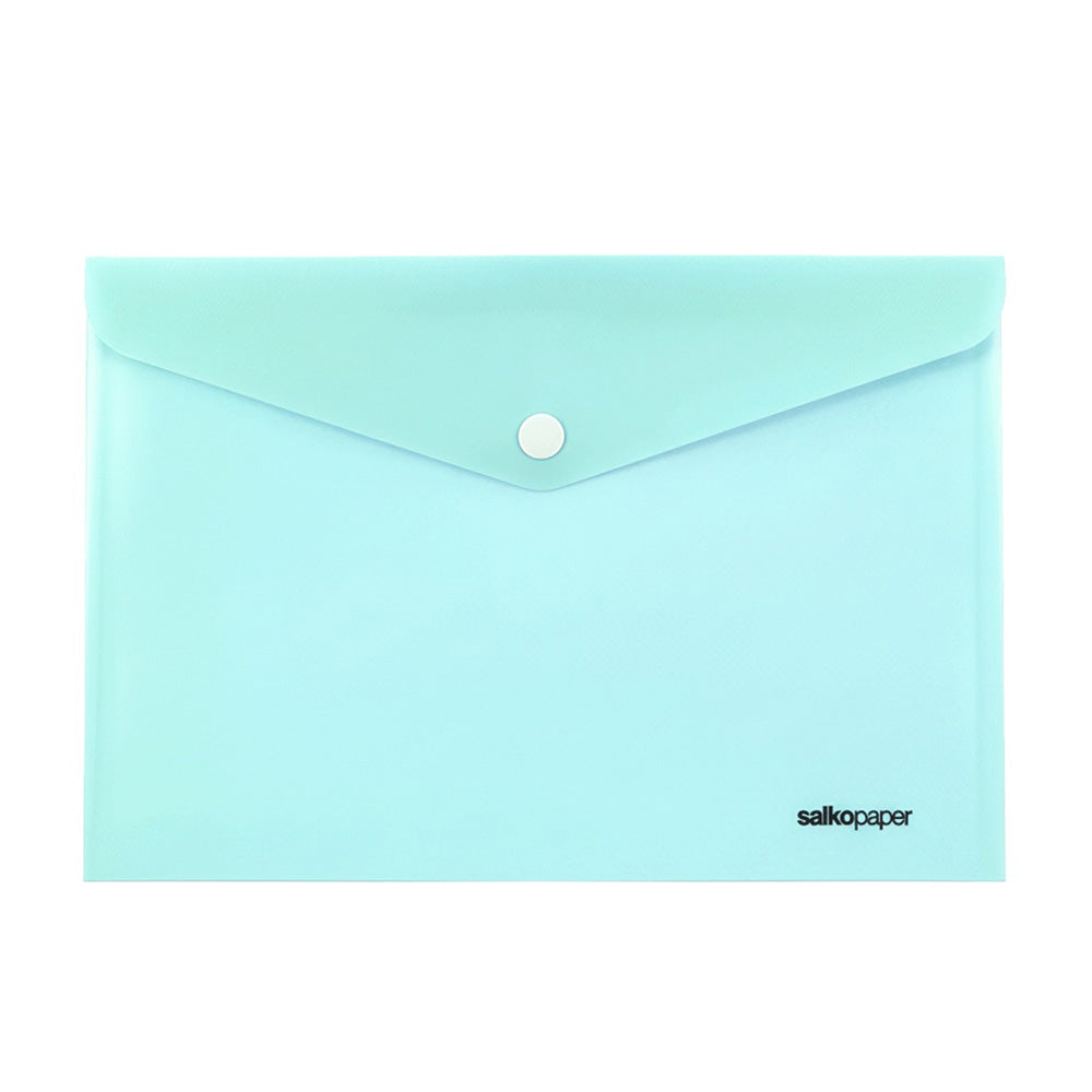Salko Φάκελος Κουμπί Α4 Σε Παστέλ Χρώματα - 1τμχ