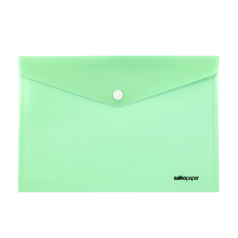 Salko Φάκελος Κουμπί Α4 Σε Παστέλ Χρώματα - 1τμχ