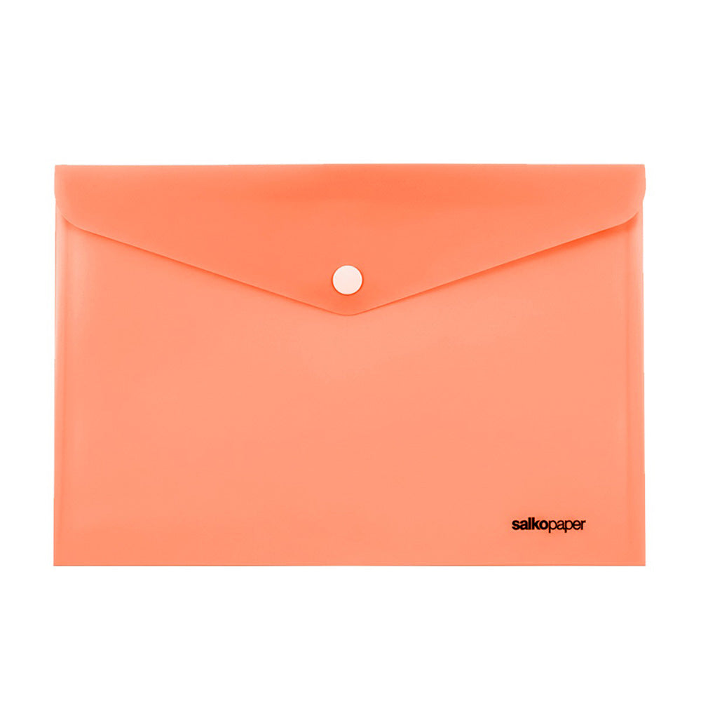 Salko Φάκελος Κουμπί Α4 Σε Παστέλ Χρώματα - 1τμχ