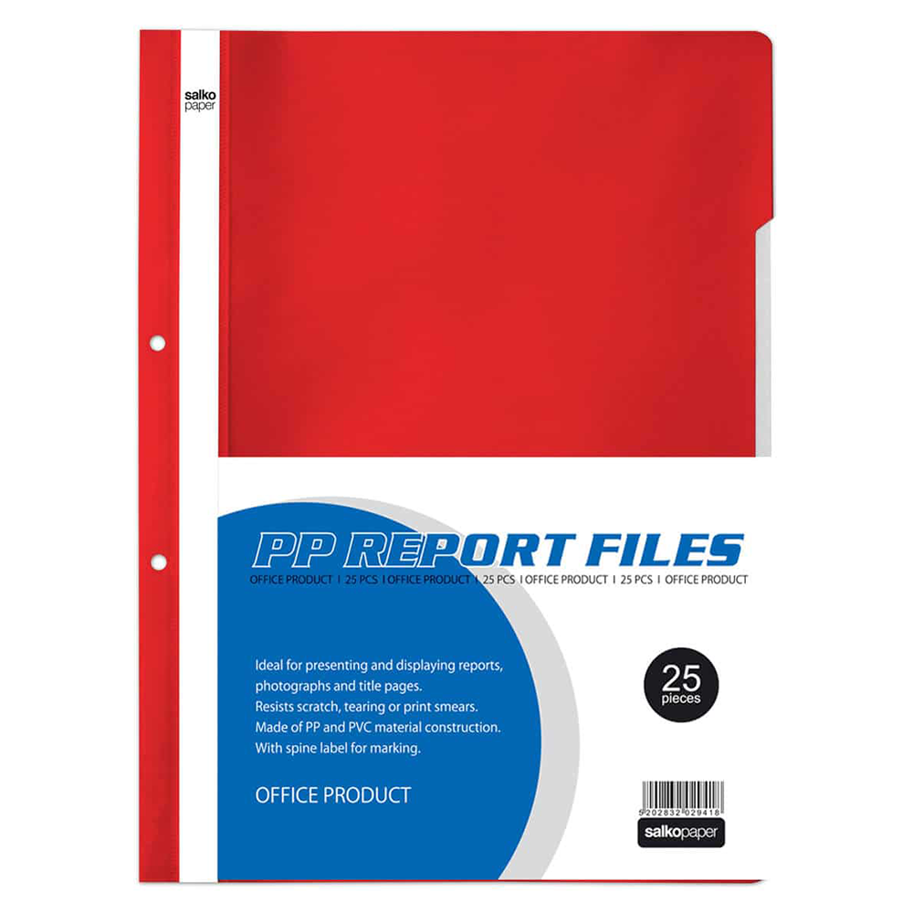 Salko Ντοσιέ Πλαστικό Με Έλασμα 10 Χρώματα 1 Τμχ