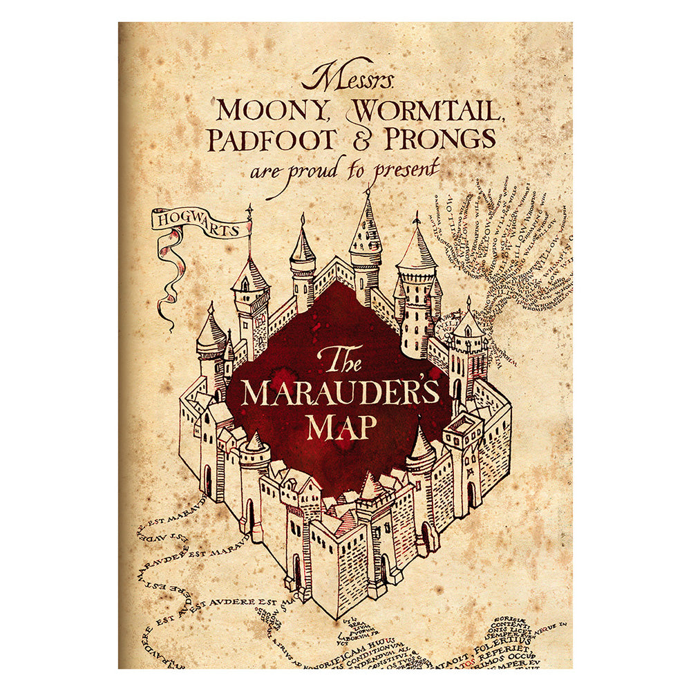 Salko Τετράδιο Καρφίτσα Α4 Harry Potter The Marauder’s Map