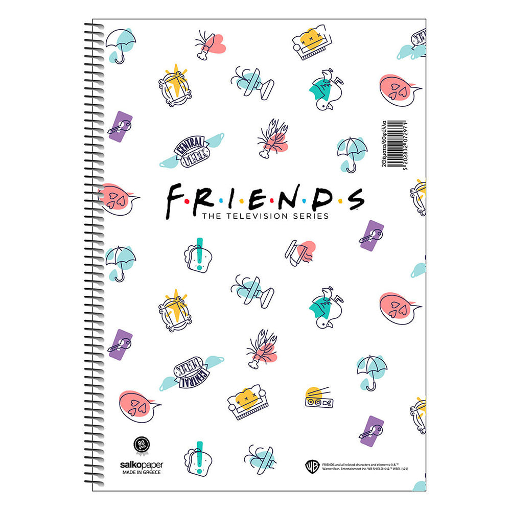 Salko Τετράδιο Σπιράλ Friends Central Perk